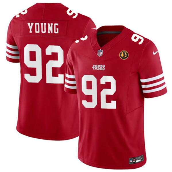 San Francisco 49ers #92 Chase Young Red 2023 F.U.S.E. With John Madden Patch Vapor Limited Stitched Jersey - Zenithce
