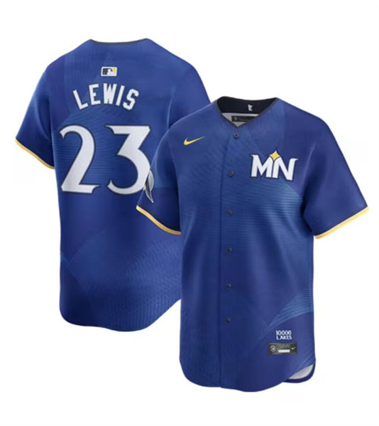 Minnesota Twins #23 Royce Lewis Royal 2024 City Connect Limited Stitched Jersey - Zenithce