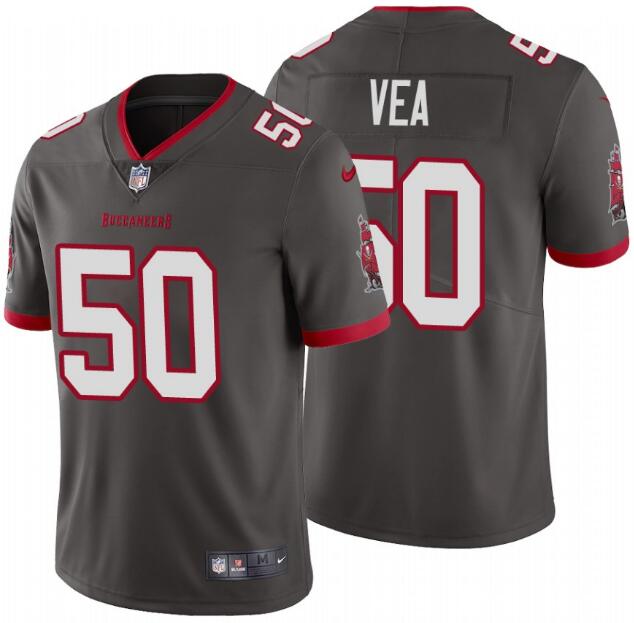 Tampa Bay Buccaneers #50 Vita Vea 2020 Grey Vapor Untouchable Limited Stitched Jersey - Zenithce