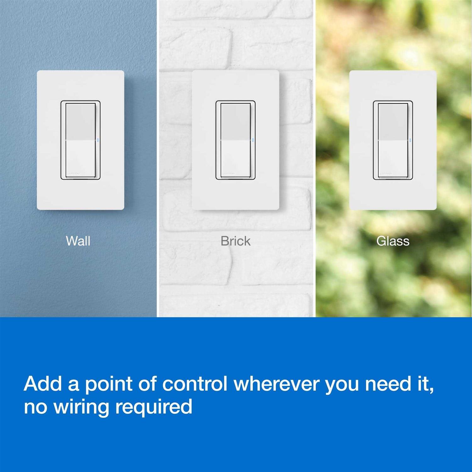 Lutron PD-5WS-DV-WH Caseta Wireless In-Wall Switch - Zenithce