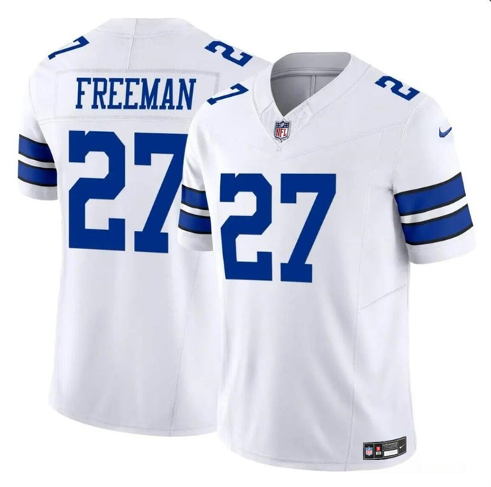 Dallas Cowboys #27 Royce Freeman White 2023 F.U.S.E Vapor Limited Stitched Jersey - Zenithce