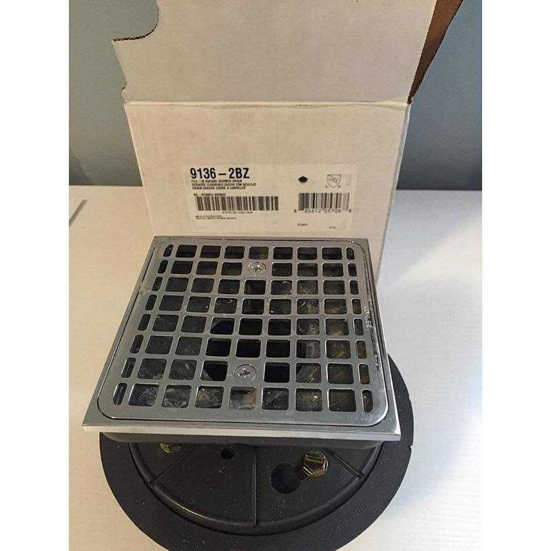 Kohler K-9136-BN Square Design Tile-In Shower Drain - Zenithce