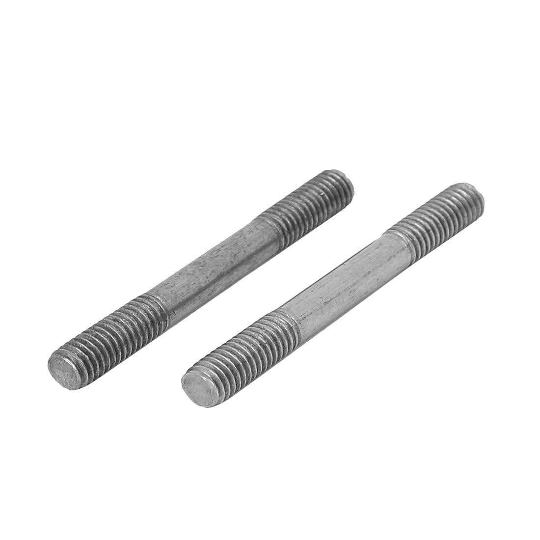 Harfington 304 Stainless Steel Double End Threaded Stud Screw Bolt - Zenithce