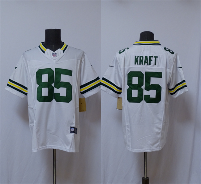 Green Bay Packers #85 Tucker Kraft White Vapor 2025 F.U.S.E. Limited Stitched Jersey - Zenithce