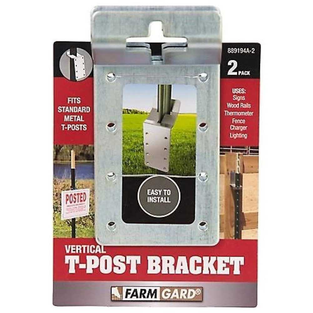 Farmgard Vertical T-Post Bracket 1213281 - Zenithce