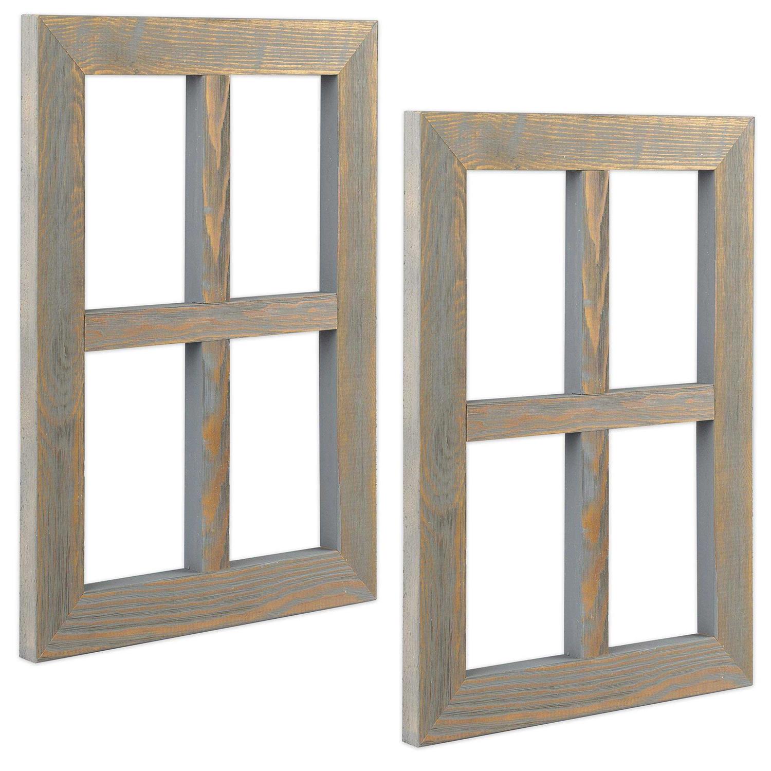 Ilyapa Window Frame Wall Decor 2 Pack - Zenithce