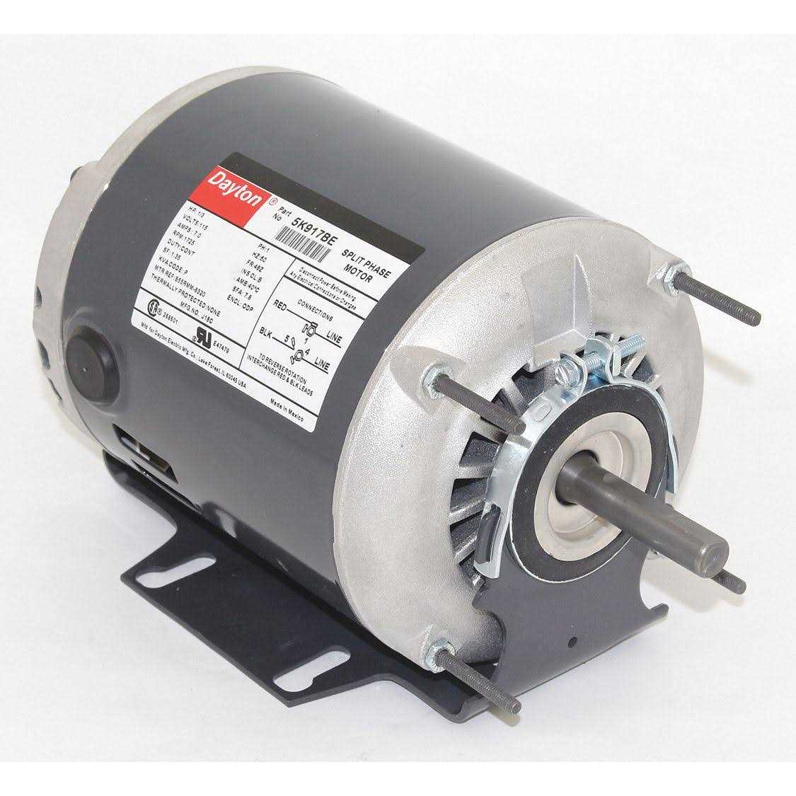 Dayton 1/2 HP General Purpose Motor Split-Phase 5K283 - Zenithce
