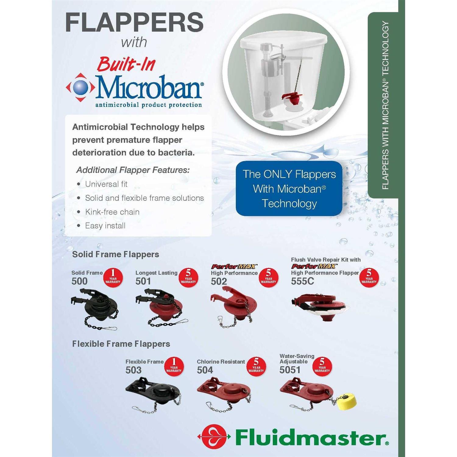 Fluidmaster 504 Super Flapper - Zenithce