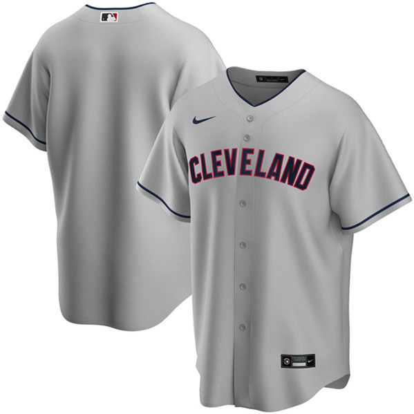 Cleveland Indians Blank Grey Cool Base Stitched Jersey - Zenithce