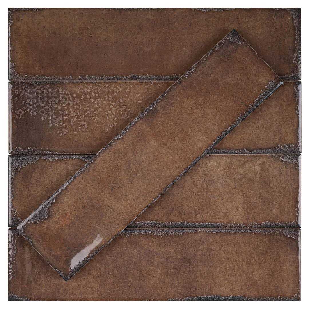 MOLOVO Iris 2.9 in. x 11.8 in. Polished Ceramic Subway Wall Tile - Zenithce