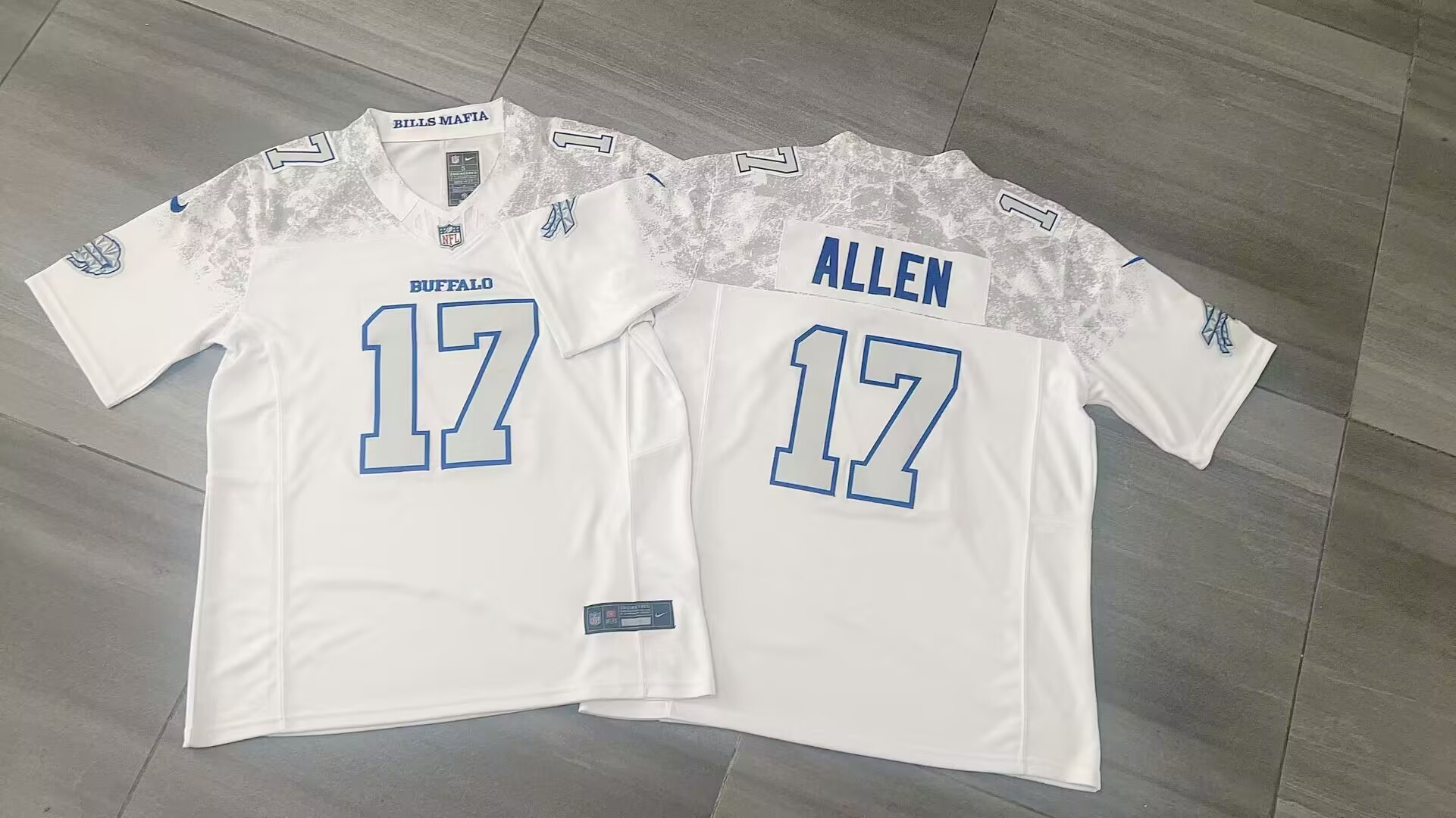 Buffalo Bills #17 Josh Allen White 2025 F.U.S.E. “Rivalries” Vapor Limited Football Stitched Jersey - Zenithce
