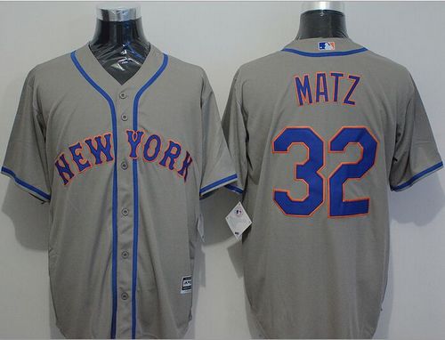 Mets #32 Steven Matz Grey New Cool Base Stitched Jersey - Zenithce