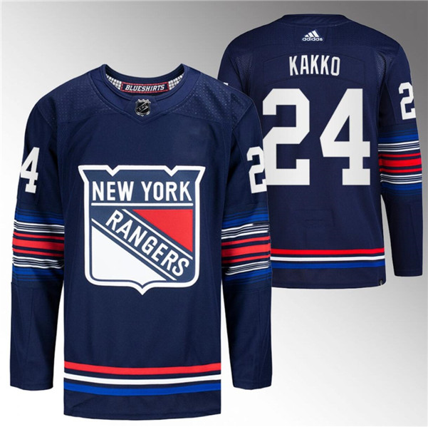 New York Rangers #24 Kaapo Kakko Navy Stitched Jersey - Zenithce