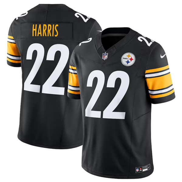 Pittsburgh Steelers #22 Najee Harris Black 2023 F.U.S.E. Vapor Untouchable Limited Stitched Jersey - Zenithce
