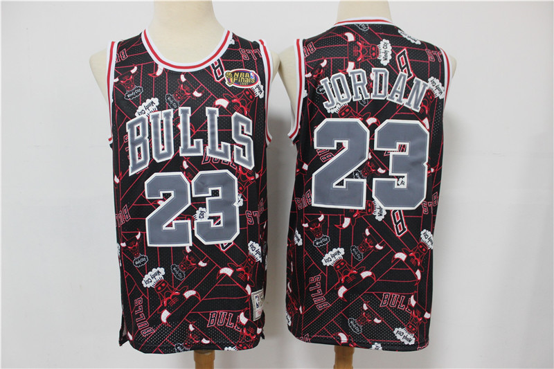 Chicago Bulls #23 Michael Jordan Black Tear Up Pack Mitchell & Ness Swingman Jeresy - Zenithce