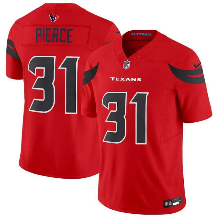 Houston Texans #31 Dameon Pierce Red 2024 Alternate F.U.S.E Vapor Stitched Jersey - Zenithce