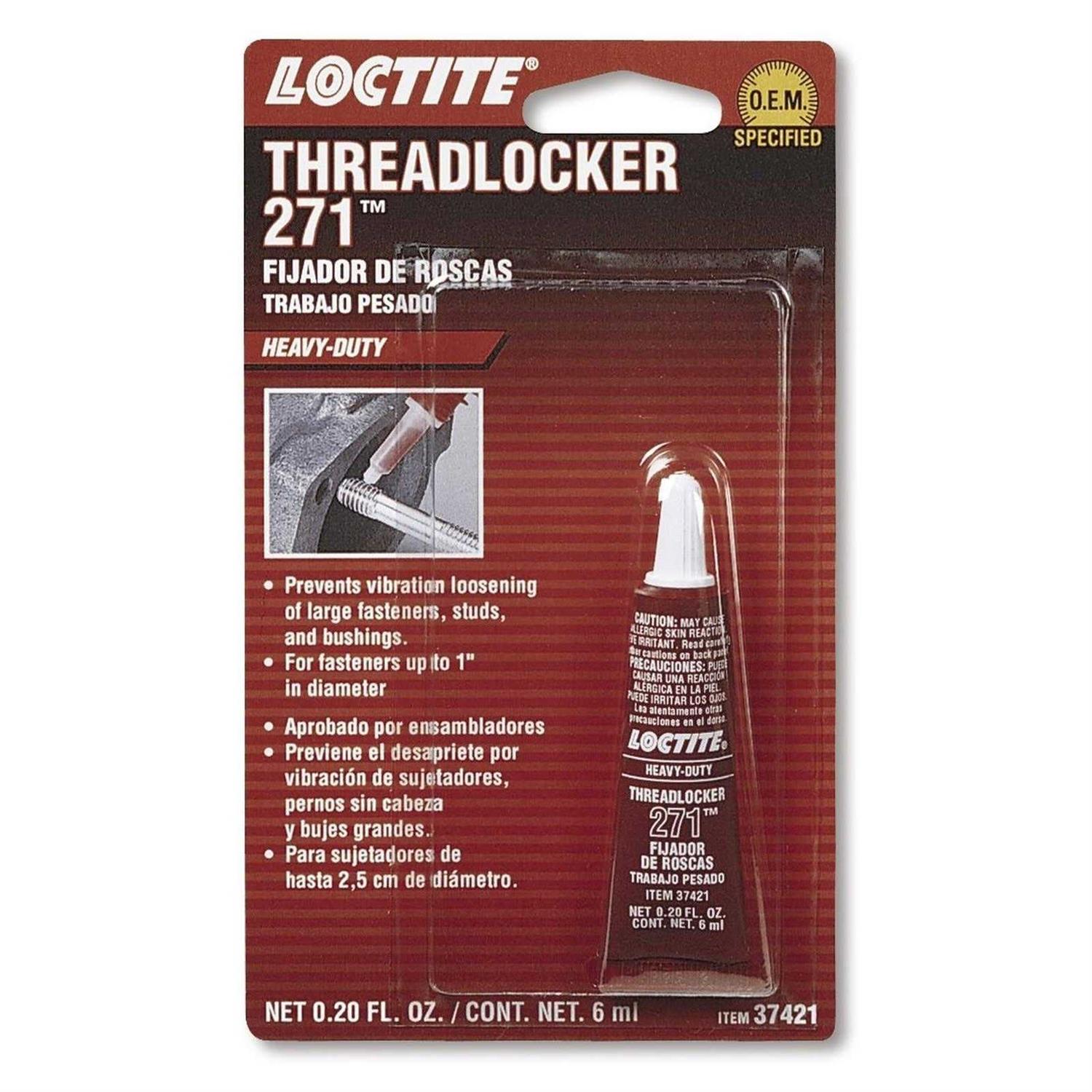 Loctite 271 High Strength Threadlocker - Zenithce