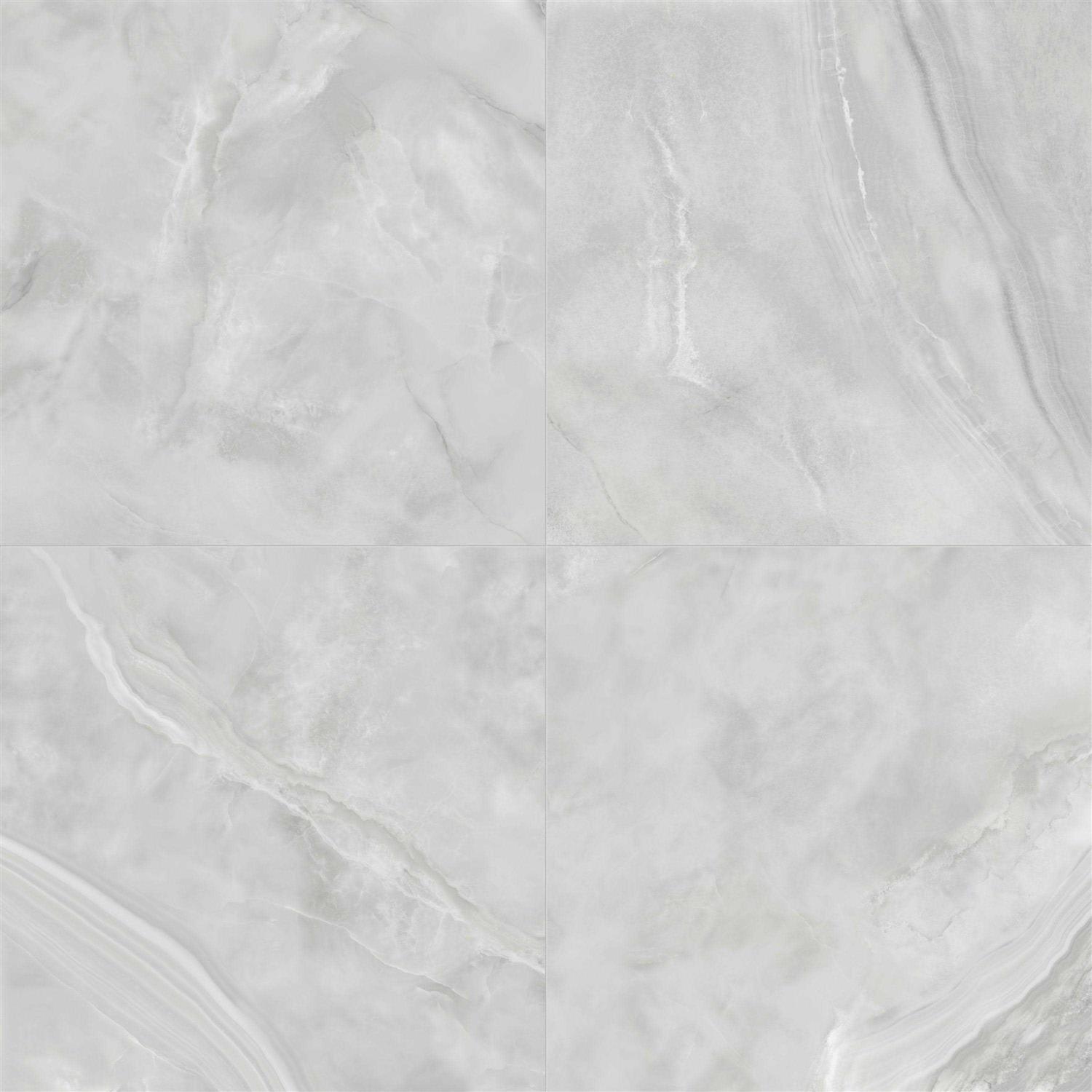 Satori 32 x 32 Polished Porcelain Marble Look Floor & Wall Tile 1001 - Zenithce