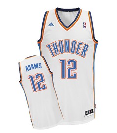 Oklahoma City Thunder #12 Steven Adams White Swingman Jersey - Zenithce
