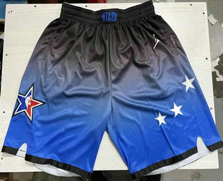2023 All Star Blue With Game Swingman Hot Press Shorts - Zenithce
