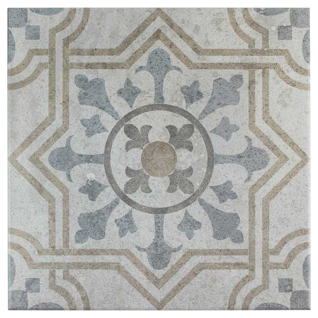 Llama Arte Loire 10 x 10 Porcelain Patterned Wall & Floor Tile Merola Tile - Zenithce