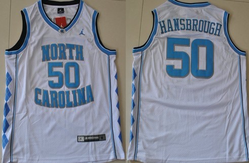 North Carolina Tar Heels #50 Tyler Hansbrough White Swingman Jersey - Zenithce