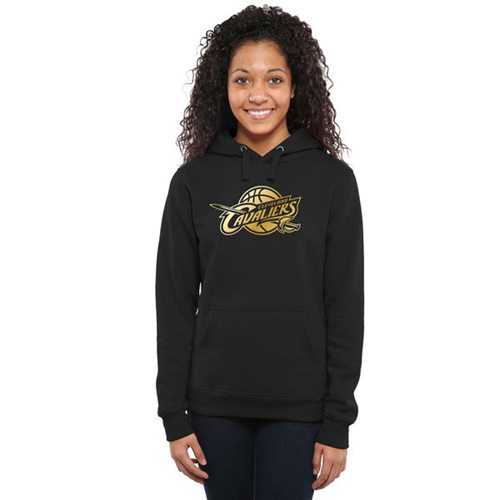WoCleveland Cavaliers Gold Collection Pullover Hoodie Black - Zenithce
