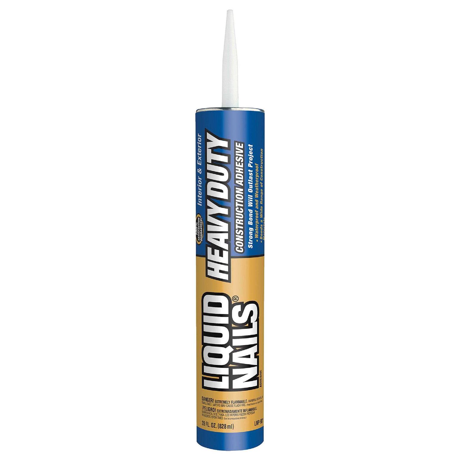 Liquid Nails Construction Adhesive Heavy Duty - Zenithce