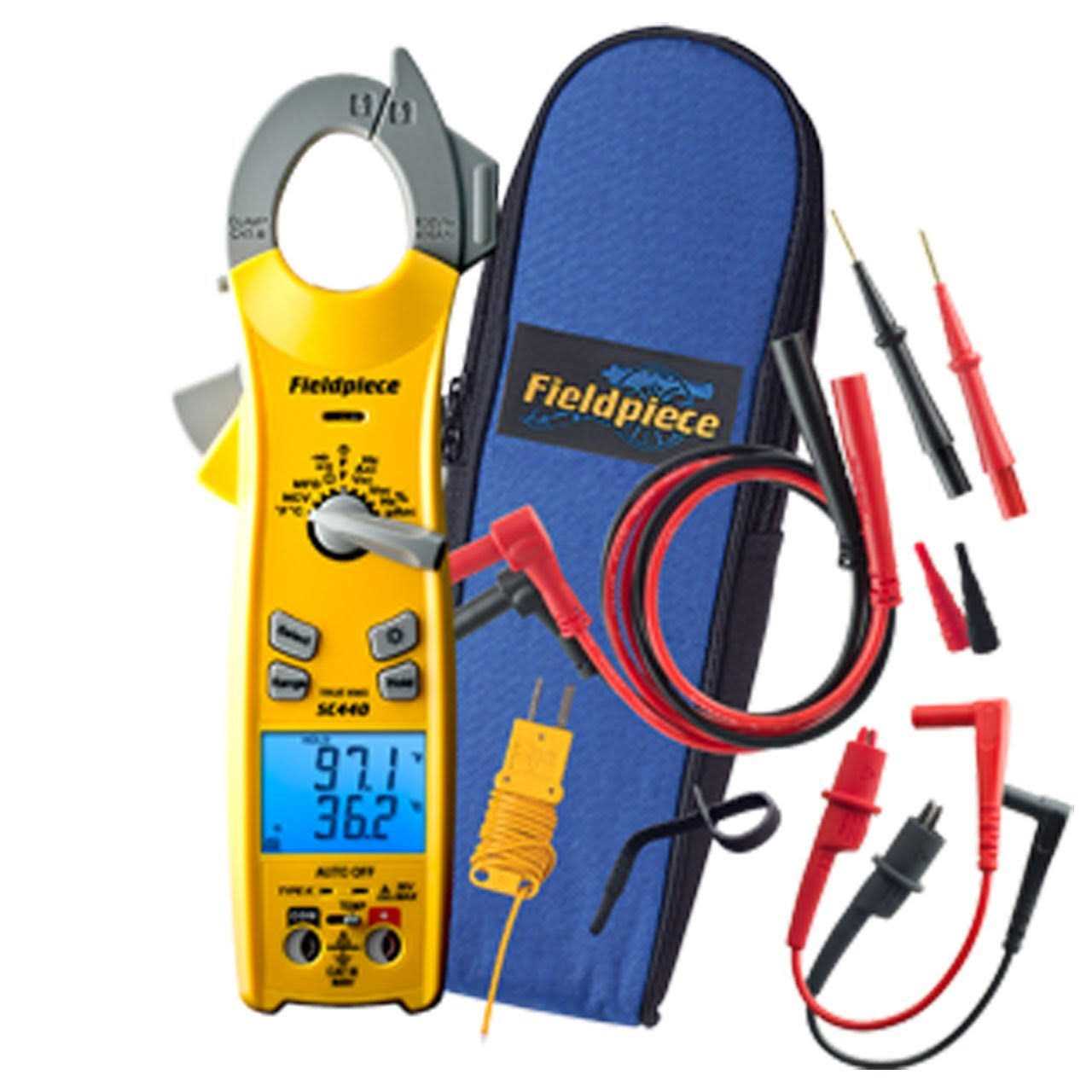 Fieldpiece SC260 Compact Clamp Meter with True RMS - Zenithce
