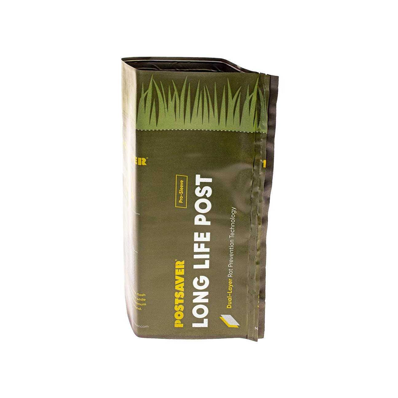 POSTSAVER Rot Protection Sleeve for or Posts Protect Wood Posts from Ground-Line Rot - Zenithce