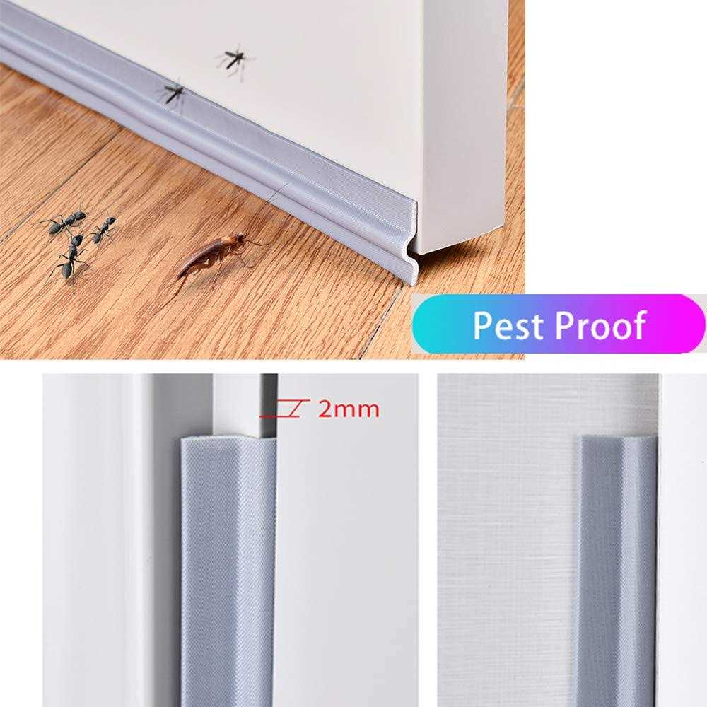 cuysfead 118 Inch Window Draft Stopper Foam Seal Strip Self Adhesive, Window Insulation and Door Side Weather Stripping Soundproof - Zenithce