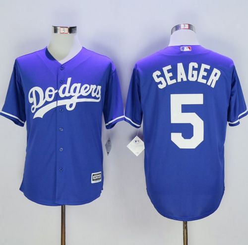 Dodgers #5 Corey Seager Blue New Cool Base Stitched Jersey - Zenithce