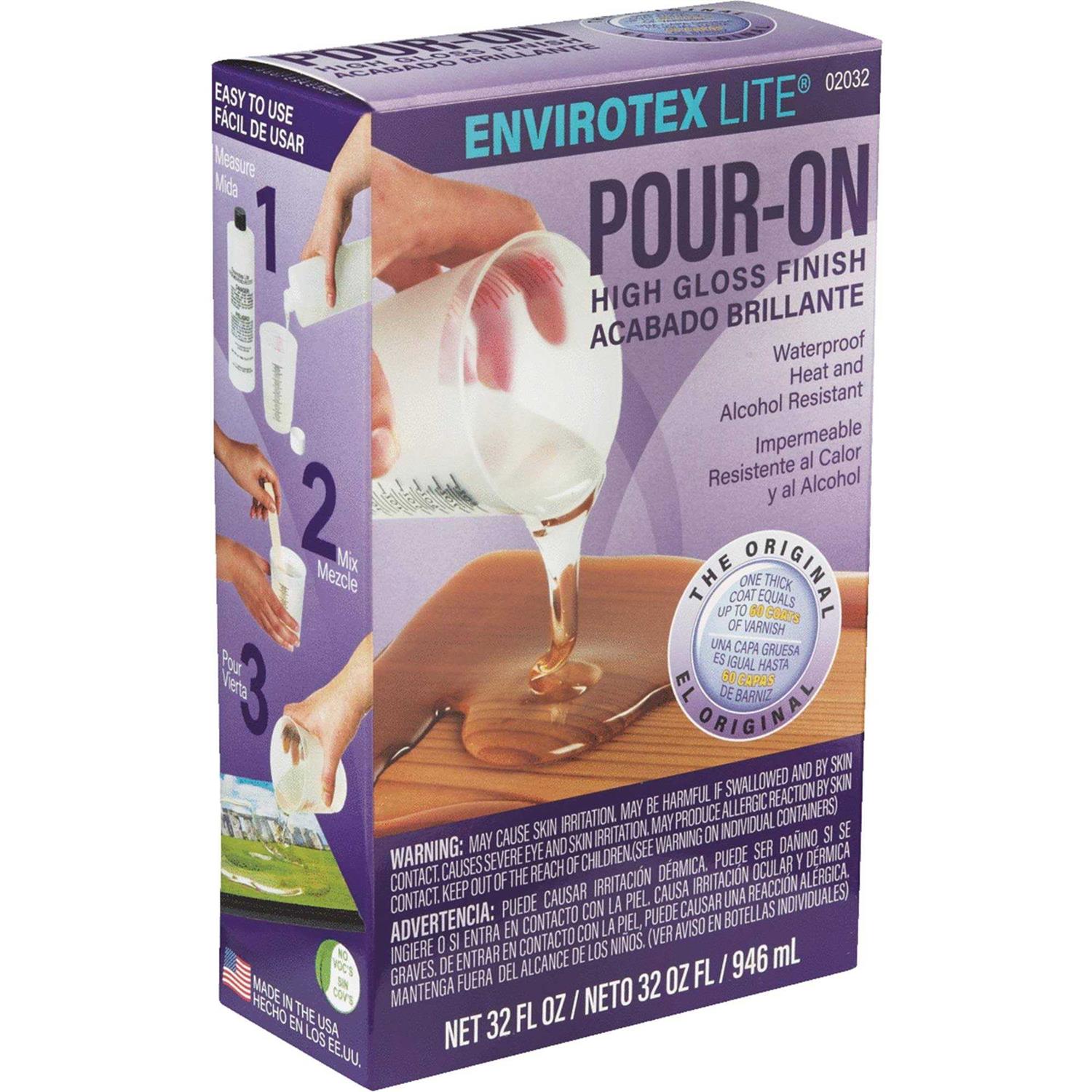 Envirotex Lite Pour-On High Gloss Finish Kit - Zenithce