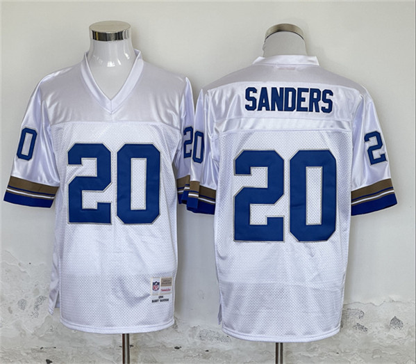 Detroit Lions #20 Barry Sanders Throwback Stitched Jersey - Zenithce