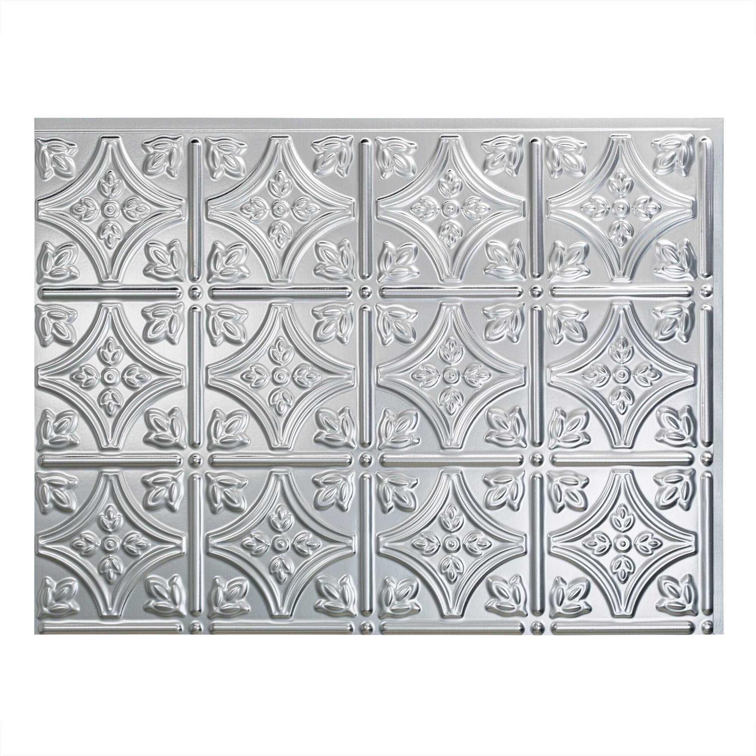 FAS?DE Traditional Style/Pattern 1 Decorative Vinyl 18in x 24in Backsplash Panel Fasade - Zenithce