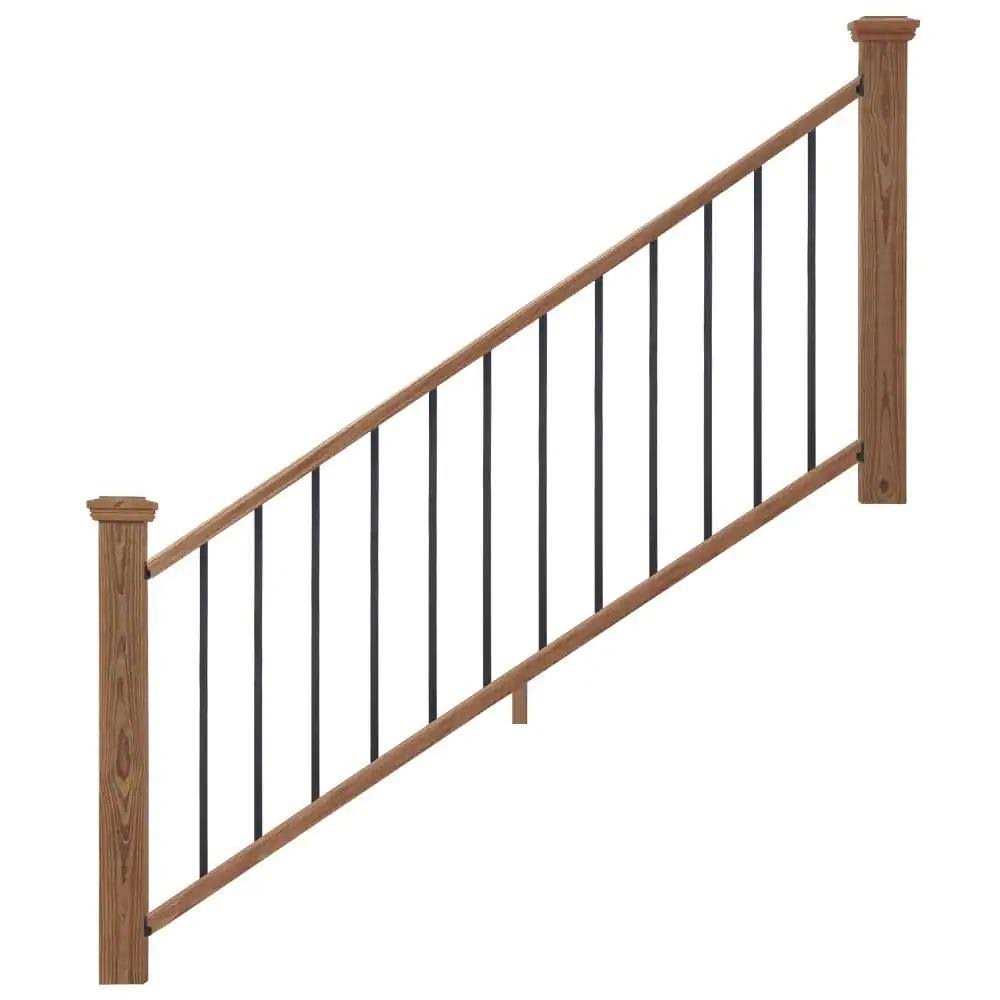 ProWood 6 ft Southern Yellow Pine Stair Rail Kit Balusters - Zenithce