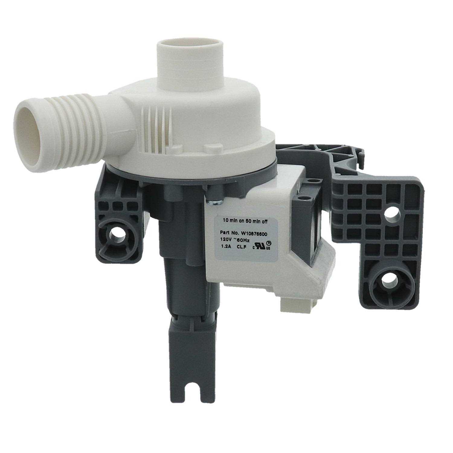 ERP W10876537 Dishwasher Drain Pump - Zenithce