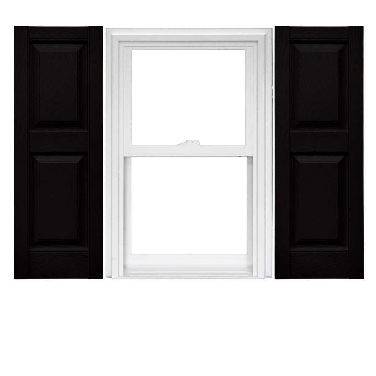 Mid America Raised Panel Vinyl Shutters 1 Pair - Zenithce