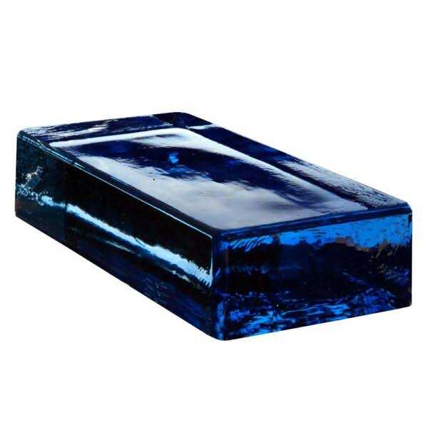Quality Glass Block 8 x 8 x 4 Cross Ribbed Glass Block - Zenithce