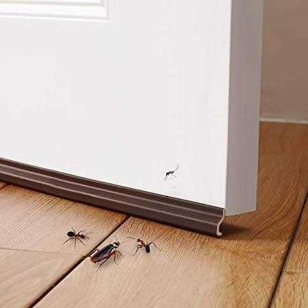 Mopms Draft Stopper Sweep Door Weatherproofing Stripping - Zenithce