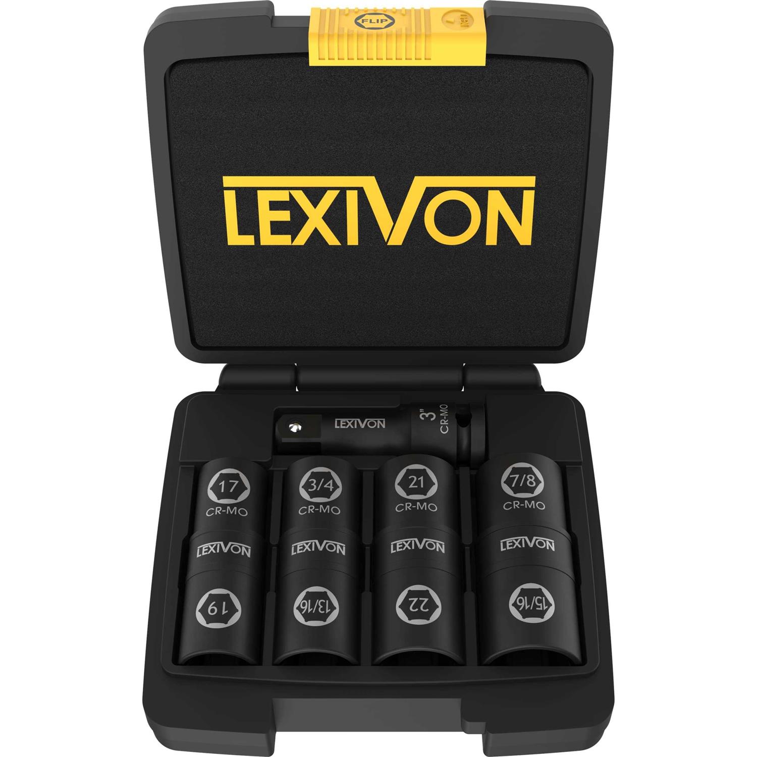 LEXIVON 1/2-Inch Drive Click Torque Wrench 25-250 Ft-Lb/33.9-338.9 Nm LX-184 - Zenithce