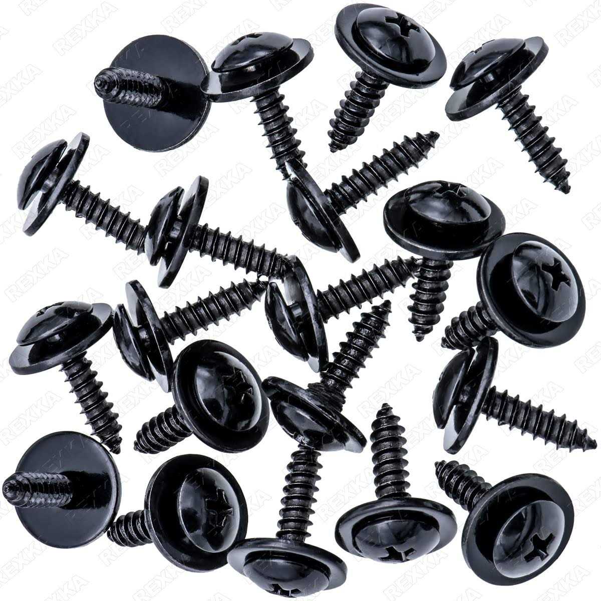Rexka Fender Liner Retainers Clips Fasteners for Ford W706092-s300 Edge Explorer Flex Mustang Taurus Chrysler 6508197aa Dodge Charger Ram 1500 - Zenithce
