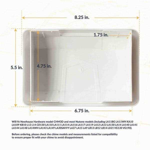 Newhouse Hardware CHM3D Door Chime - Zenithce