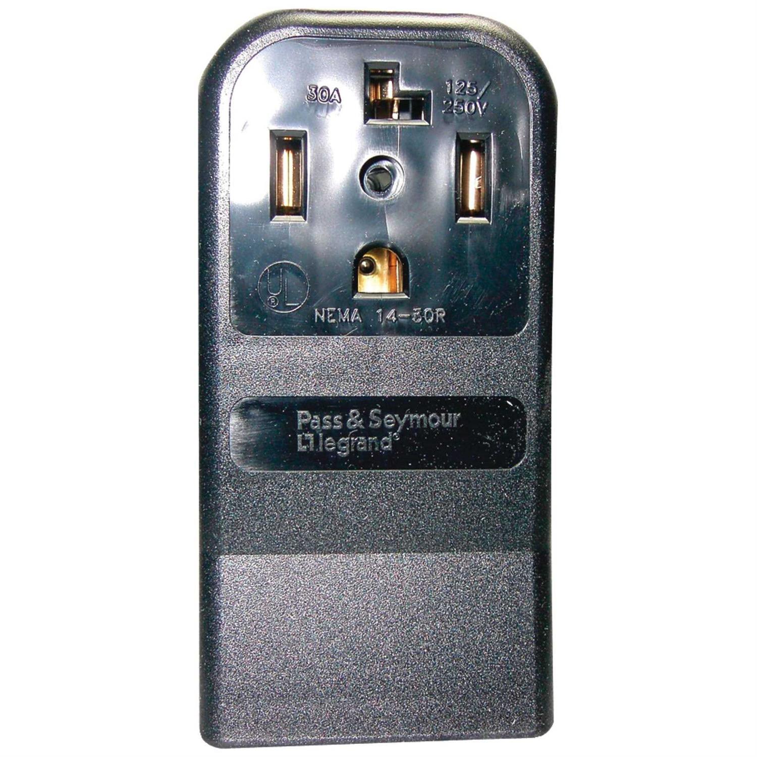 Leviton 5478 CWP 20 Amp 250 Volt Power Inlet Receptacle 5478-CWP - Zenithce
