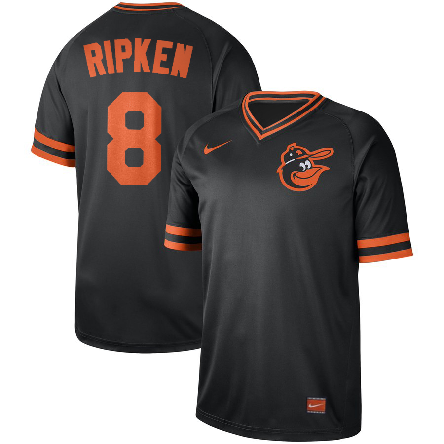 Baltimore Orioles #8 Cal Ripken Jr Navy Cooperstown Collection Legend Stitched Jersey - Zenithce