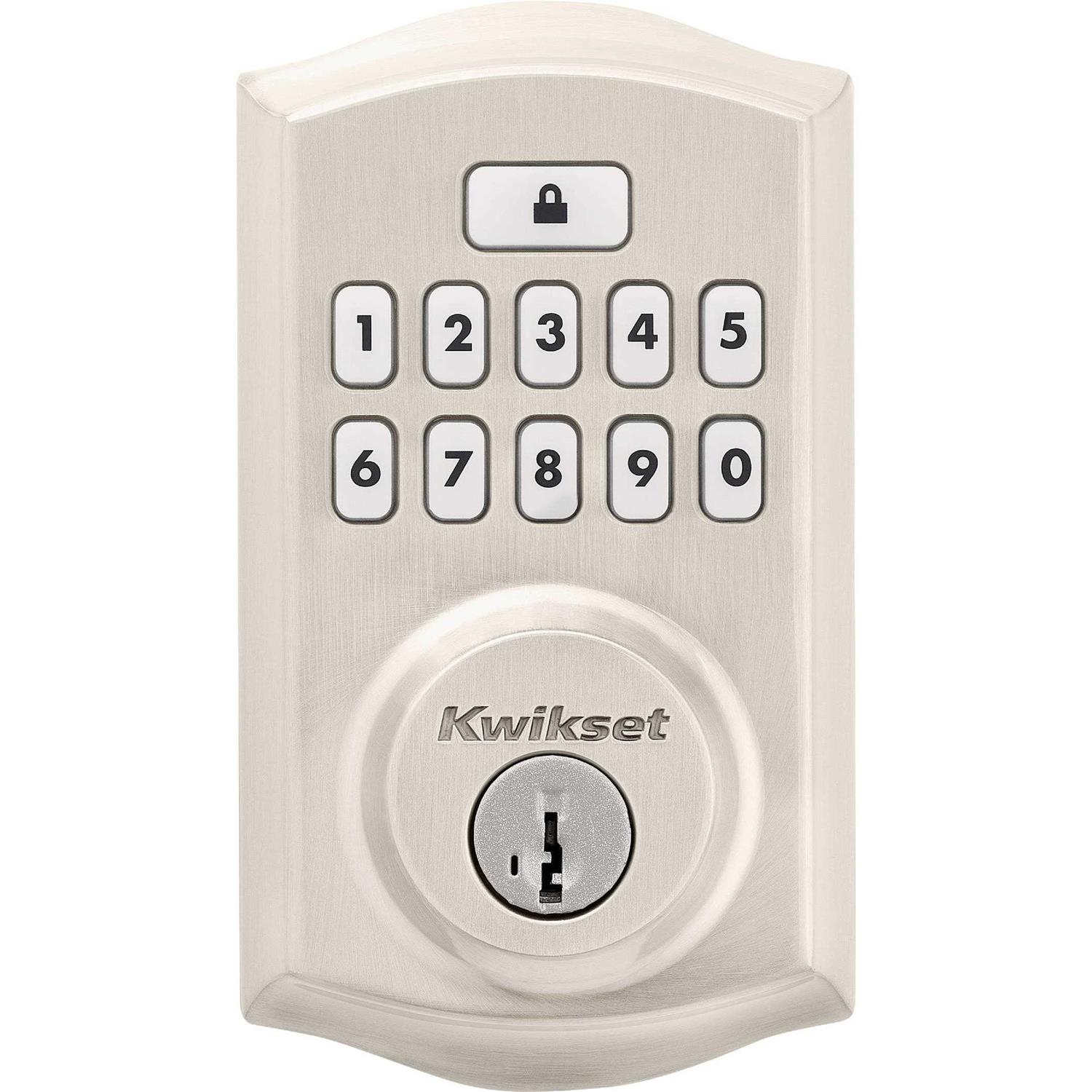 Kwikset Signature Series Traditional SmartCode Brass Electronic Deadbolt - Zenithce