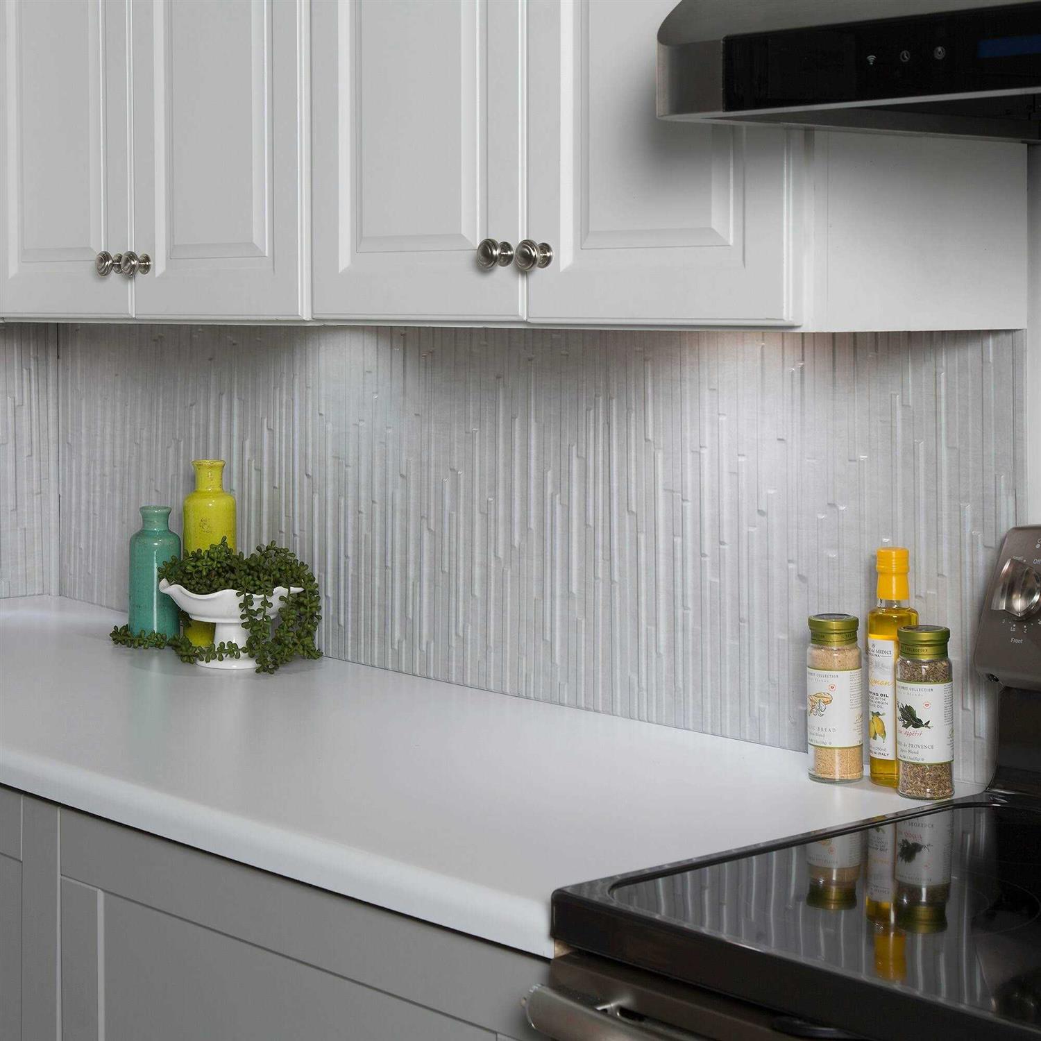 Fasade Ripple Backsplash - Zenithce