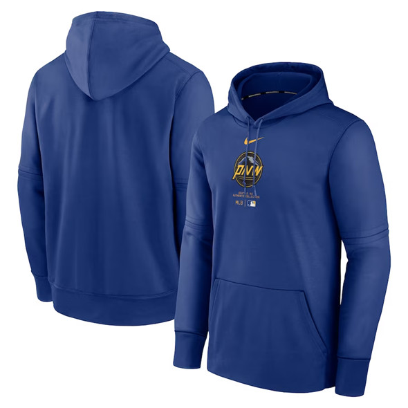 Seattle Mariners Royal Collection City Connect Practice Performance Pullover Hoodie - Zenithce