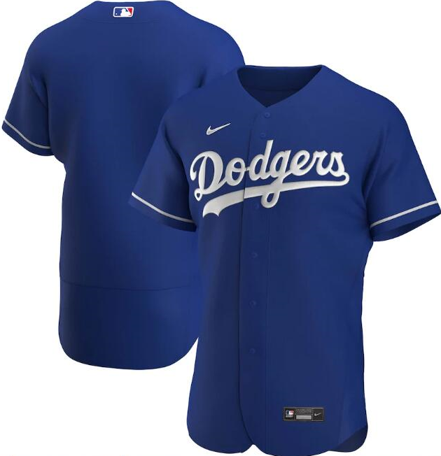 Los Angeles Dodgers Blue Flex Base Stitched Jersey - Zenithce