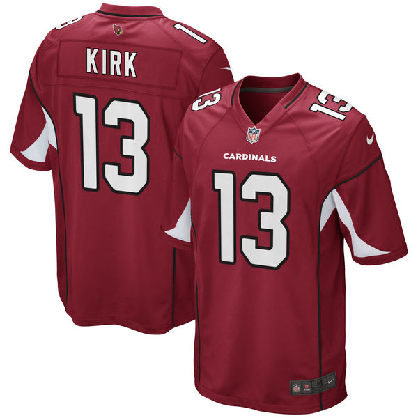 Arizona Cardinals #13 Christian Kirk Red 2018 Draft Pick Game Jersey - Zenithce